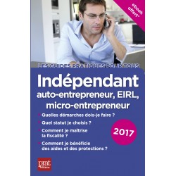 Indépendant, auto-entrepreneur, EIRL - le guide pratique - 2017
