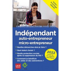 Indépendant, auto-entrepreneur, micro-entrepreneur - le guide pratique 2022 - EPUB